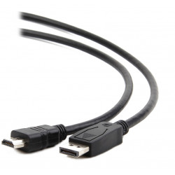 Кабель DisplayPort - HDMI Cablexpert CC-DP-HDMI-1M 1 м черный