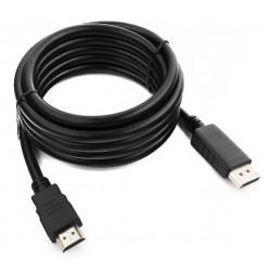 Кабель DisplayPort - HDMI Cablexpert CC-DP-HDMI-4K-6 1,8 м черный