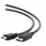 Кабель DisplayPort - HDMI Cablexpert CC-DP-HDMI-6 1.8 м черный