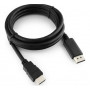 Кабель DisplayPort - HDMI Cablexpert CC-DP-HDMI-6 1.8 м черный