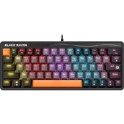 Клавиатура проводная Defender Black Raven GK-417 (45413) черный