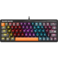 Клавиатура проводная Defender Black Raven GK-417 (45414) черный