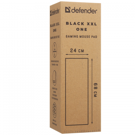 Коврик Defender Black XXL One (50006) чёрный