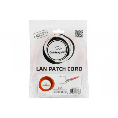 Патч-корд Cablexpert PP12-3M/RO розовый 3м