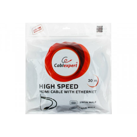 Кабель HDMI - HDMI Cablexpert CC-HDMI4-30M 30 м черный
