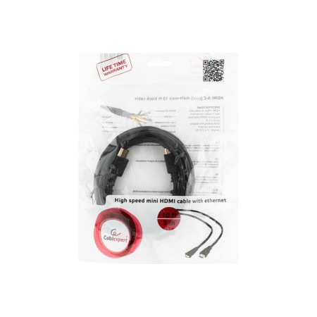 Кабель HDMI - mini HDMI Cablexpert CC-HDMI4C-10 3 м черный