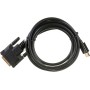 Кабель Mini DisplayPort - DVI Cablexpert CC-mDPM-DVIM-6 1.8 м черный