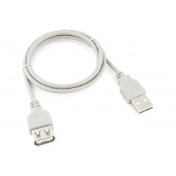 Кабель USB 2.0 Type-A - USB 2.0 Type-A Gembird CC-USB2-AMAF-75CM/300 0,75 м белый