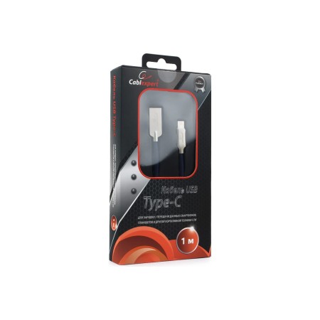 Кабель USB Type-C - USB 2.0 Type-A Cablexpert CC-P-USBC02Bl-1M 1 м синий
