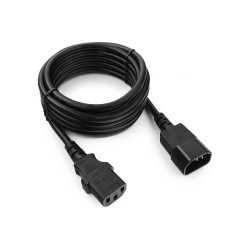 Кабель питания IEC 320 C13 - IEC 320 C14 Cablexpert PC-189-1-3M 3 м черный