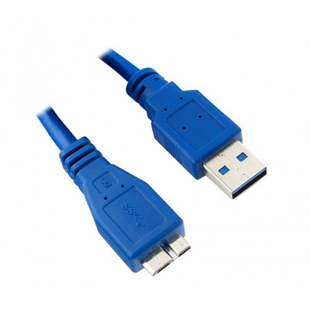 Кабель USB 3.0 Type-A - micro USB-B ExeGate EX-CC-USB3-AMmicroBM9P-0.5 0.5 м синий