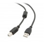 Кабель USB 2.0 Type-A - USB 2.0 Type-B Cablexpert CCF-USB2-AMBM-6 1.8 м черный