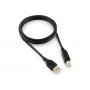 Кабель USB 2.0 Type-A - USB 2.0 Type-B Cablexpert CCP-USB2-AMBM-6 1.8 м черный