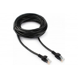 Патч-корд Cablexpert PP12-5M/BK черный 5м