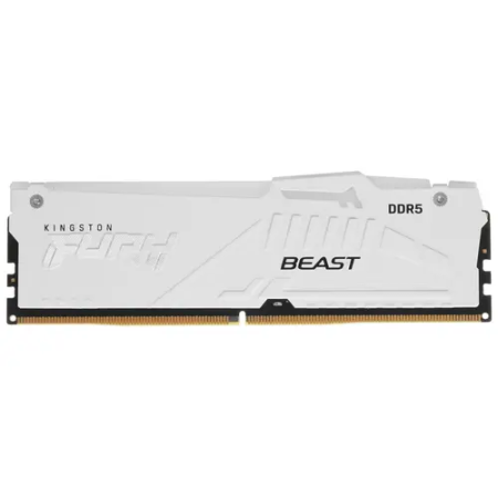 Оперативная память Kingston FURY Beast White RGB (KF556C40BWA-16) 16 ГБ белый