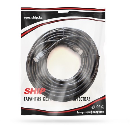 Патч-корд SHIP S6025BK2000-P черный 20м