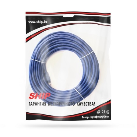 Патч-корд SHIP S6025BL2000-P синий 20м