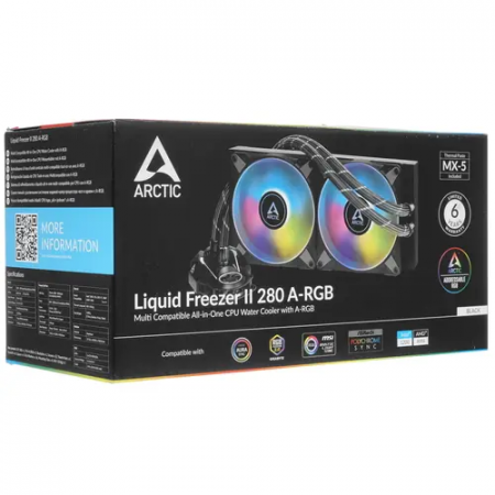 Система водяного охлаждения Arctic Cooling Liquid Freezer II-280 A-RGB (ACFRE00106A) черный