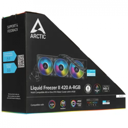 Система водяного охлаждения Arctic Cooling Liquid Freezer II - 420 A-RGB (ACFRE00109A) чёрный