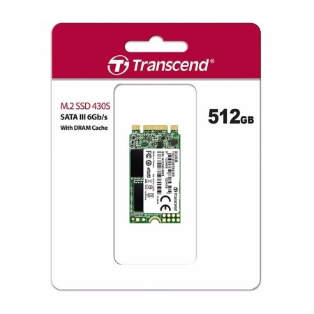 512 ГБ SSD диск Transcend MTS430S (TS512GMTS430S) зеленый