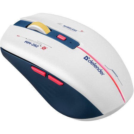 Мышь беспроводная Defender Dila MM-282 (52282) бело-синий