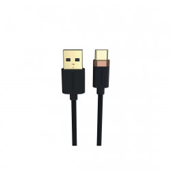 Кабель USB Type-C - USB 2.0 Type-A Duracell USB6061A 1 м черный