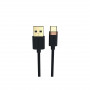 Кабель USB Type-C - USB 2.0 Type-A Duracell USB6061A 1 м черный