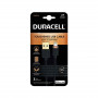 Кабель Lightning 8-pin MFI - USB 2.0 Type-A Duracell USB7012A 1 м черный