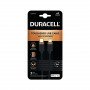 Кабель Lightning 8-pin MFI - USB Type-C Duracell USB9012A 1 м черный