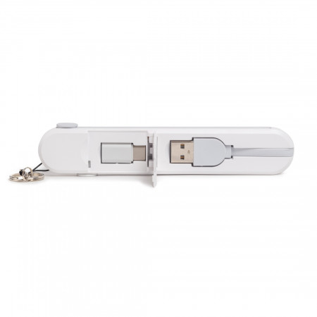 Кабель Lightning+Micro USB - USB Type С LDNIO LC130 0.45 м белый
