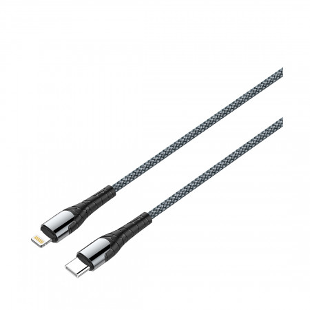 Кабель Lightning 8-pin - USB Type С LDNIO LC111 (LC111 Type-C to Lightning) 1 м серый