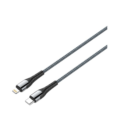 Кабель Lightning 8-pin - USB Type-C LDNIO LC112 (LC112 Type-C to Lightning) 2 м серый
