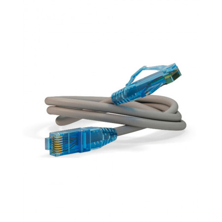 Патч-корд Hyperline PC-LPM-UTP-RJ45-RJ45-C6-1M-LSZH-GY серый 1м