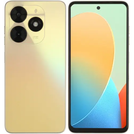 Смартфон Tecno SPARK GO 2024 (BG6) 4 ГБ/128 ГБ золотистый (Alpenglow Gold)