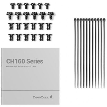 Корпус DEEPCOOL CH160 (R-CH160-BKNGI0-G-1) черный