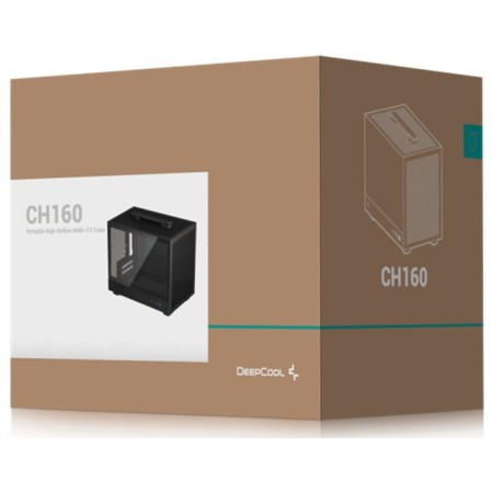 Корпус DeepCool CH160 (R-CH160-BKNGI0-G-1) черный