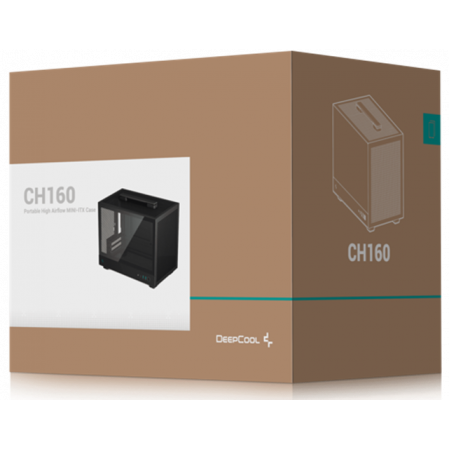 Корпус DEEPCOOL CH160 (R-CH160-BKNGI0-G-1) черный