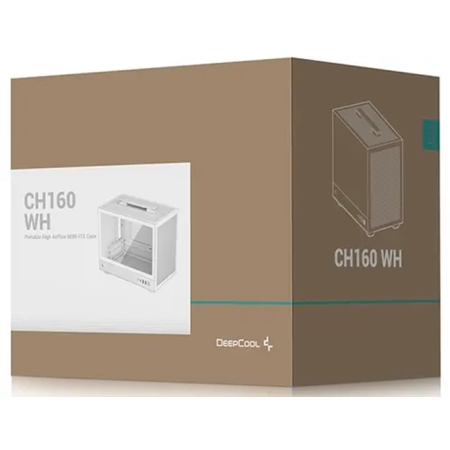 Корпус DEEPCOOL CH160 (R-CH160-WHNGI0-G-1) белый