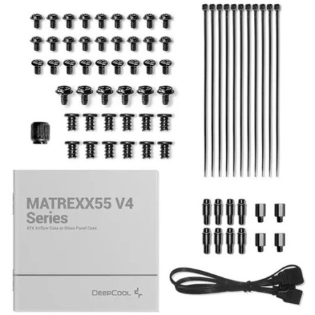 Корпус DeepCool Matrexx 55 Mesh V4 (R-MATREXX55-BKAGA4-G-4) черный