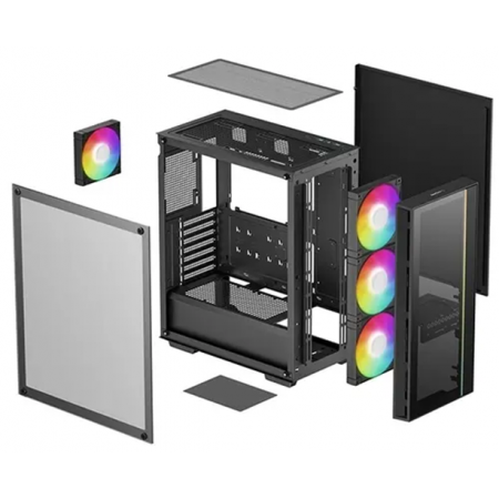 Корпус DEEPCOOL MATREXX 55 V4 (R-MATREXX55-BKADA4-G-4) черный