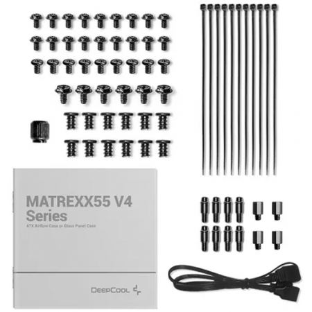 Корпус DEEPCOOL MATREXX 55 V4 (R-MATREXX55-BKADA4-G-4) черный