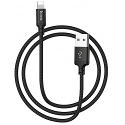 Кабель Lightning 8-pin - USB 2.0 Type-A Hoco X14 2 м черный