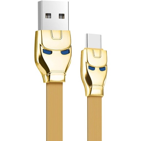 Кабель USB Type-C - USB 2.0 Type-A Hoco U14 1.2 м золотистый