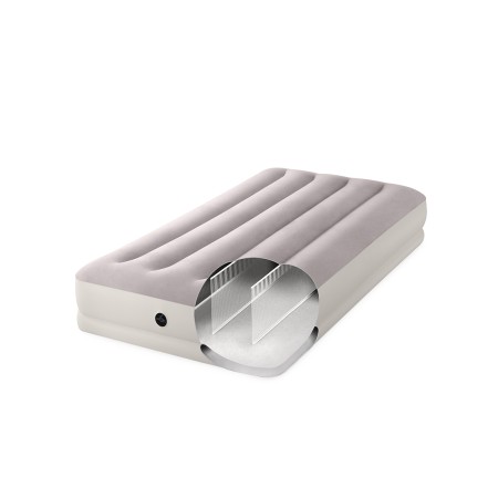 Матрас надувной Intex 64177 серый 191х99х30 см