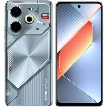 Смартфон Tecno POVA 6 Neo (LI6) (NFC) 8 ГБ/128 ГБ серебристый (Starry Silver)