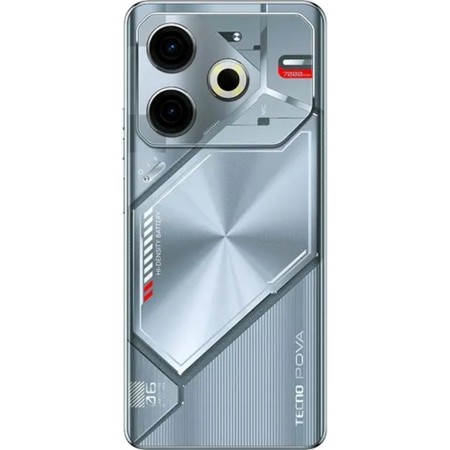 Смартфон Tecno POVA 6 Neo (LI6) (NFC) 8 ГБ/128 ГБ серебристый (Starry Silver)