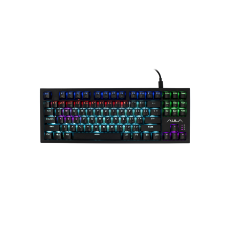 Клавиатура проводная AULA F3032 RED SWITCH чёрный