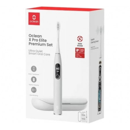 Электрическая зубная щетка Oclean X Pro Elite Premium Set (C01000402) серый