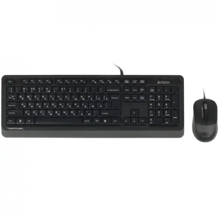 Клавиатура + мышь проводная A4Tech Fstyler F1010 (F1010-GREY) серый