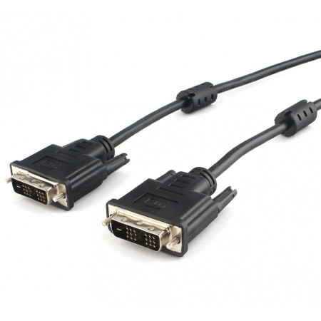 Кабель DVI-D - DVI-D Cablexpert CC-DVI-BK-6 1.8 м черный